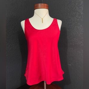 Victoria Secret Red Satin Cami Top with bow detail ❤️